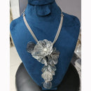 JCM Floral Design Austrian Stone Chain Pendant