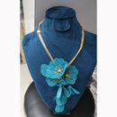 JCM Floral Design Austrian Stone Chain Pendant