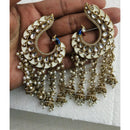 JCM Ethnic Elegance Kundan and Pearl Dangler Earrings