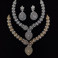 JCM Designer American Diamond Necklace Jewellery Set