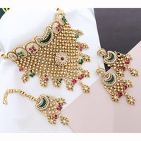 JCM Premium Pota Stone And Beads Choker Necklace Set