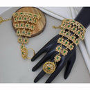 JCM Antique Crystal Stone Hand Harness Set