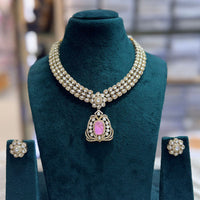 JCM Designer Pota Stone Necklace Set