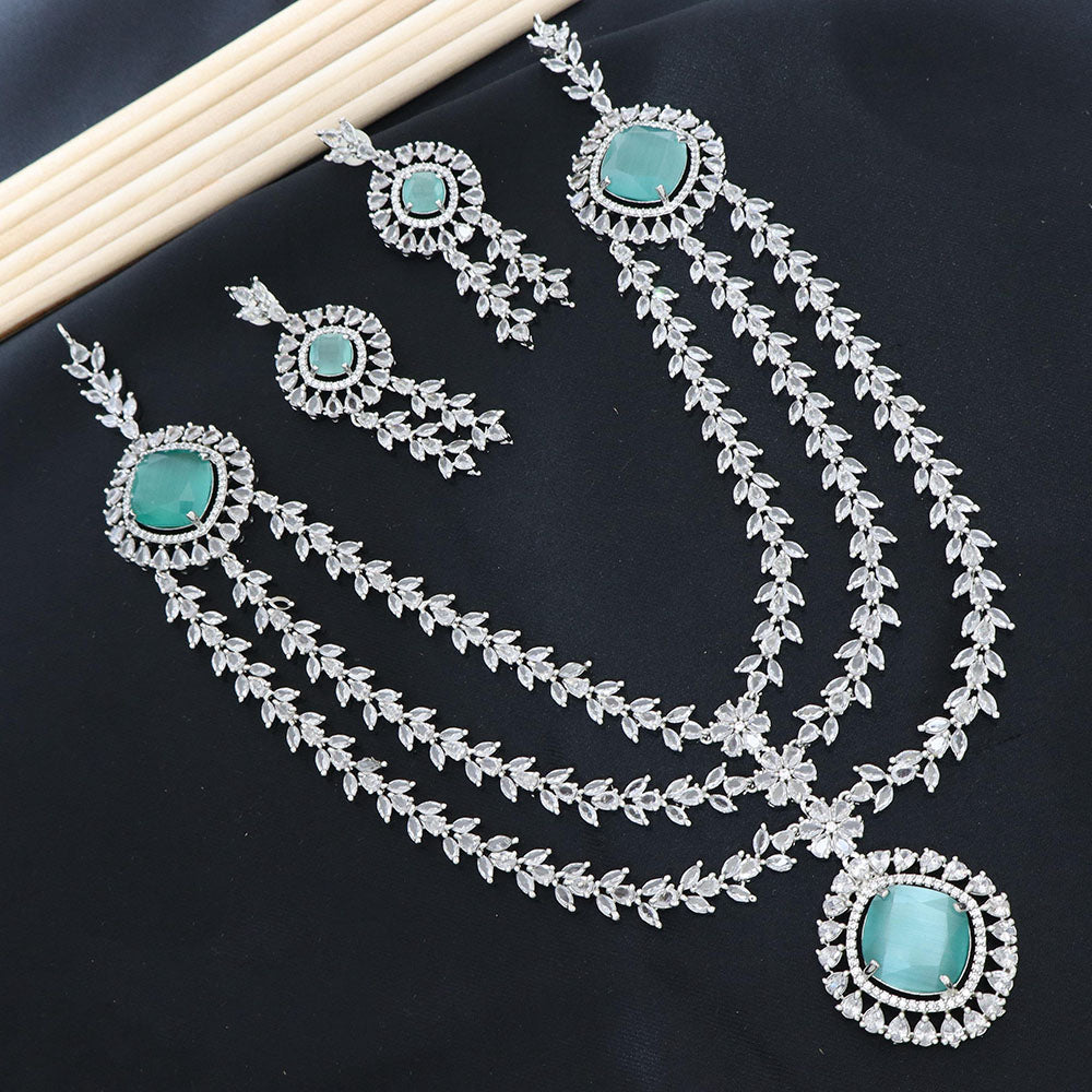 JCM Designer American Daimond Necklace Set