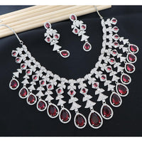 JCM Designer American Daimond Necklace Set