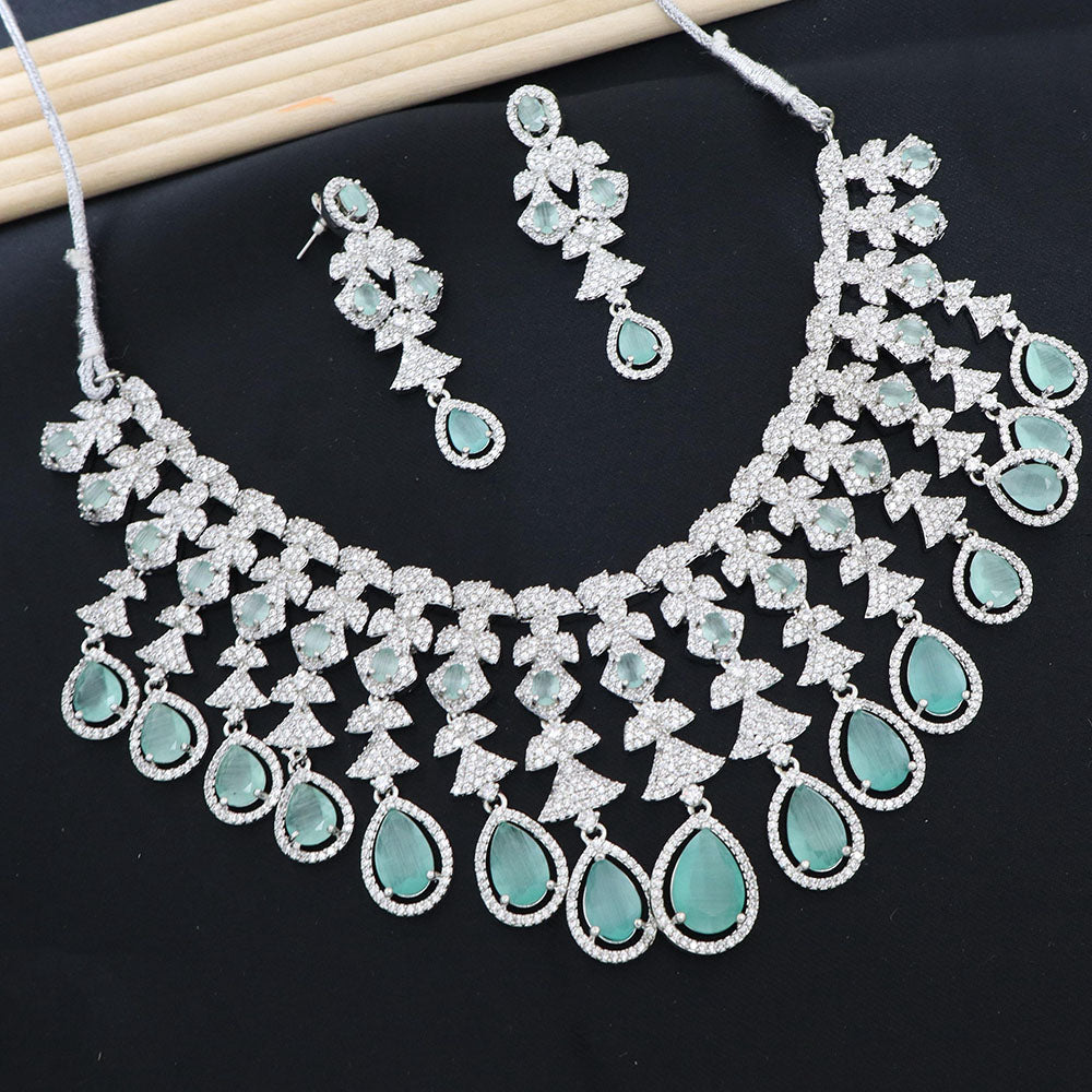 JCM Designer American Daimond Necklace Set