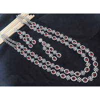 JCM Designer American Daimond Long Necklace Set