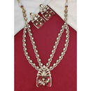 JCM Exclusive Druzy Crystal Stone Designer Necklace Set