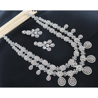 JCM Designer American Daimond Long Necklace Set