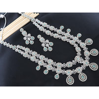 JCM Designer American Daimond Long Necklace Set