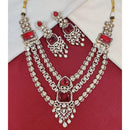 JCM Exclusive Polki Kundan Stone Necklace Set
