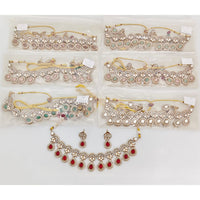 JCM Designer Pota Stone Necklace Set