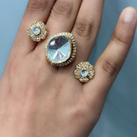 JCM Royal Crystal Stone Designer Ring