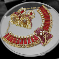 JCM Designer American Daimond And Beads Necklace Set
