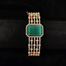 JCM Elegant American Daimond And Pearl Adjustable Bracelet
