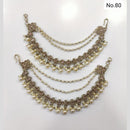 JCM Designer Crystal Stone And Pearl Kanchain