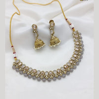 JCM Premium Pota Stone And Beads Designer Necklace Set