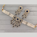 JCM Heritage Polki Kundan Stone And Austrian Stone Choker Necklace Set