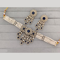 JCM Heritage Polki Kundan Stone And Austrian Stone Choker Necklace Set