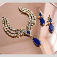 JCM Premium Designer Polki Kundan Necklace Set