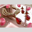 JCM Premium Designer Polki Kundan Necklace Set