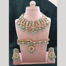 JCM Heritage Style Pota Stone Beads And Pearl Necklace Set