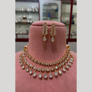 JCM Ethnic Polki Kundan And Austrain Stone Necklace Set