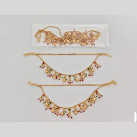 JCM Designer Pota Stone And Pearl Kanchain