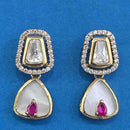 JCM Shimmer Glow Crystal Stone Dangler Earrings