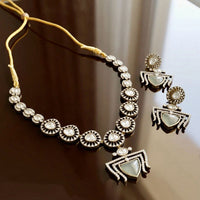 JCM Premium Pota Stone And Austrian Stone Necklace Set