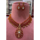 JCM Grand Polki Kundan Statement Necklace Set