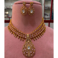 JCM Grand Polki Kundan Statement Necklace Set