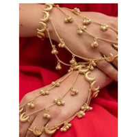 JCM Borivali Ethnic Moon Charm Hand Harness Jewellery For Women