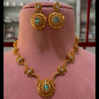 JCM Premium Pota Stone And Austrian Stone Necklace Set