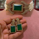 JCM Heritage Crystal Stone And Austrian Stone Choker Necklace Set