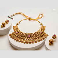 JCM Luxury Polki Kundan Stone Necklace Set for Women
