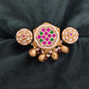 JCM Classic Royal Look Pota Stone And Pearl Ring