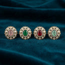 JCM Classic Royal Look Polki Kundan Stone FingerRing