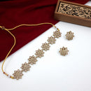 JCM Maharani Style Pota Stone Choker Necklace Set