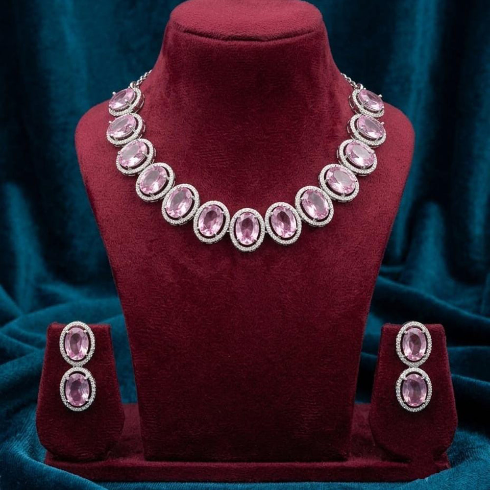JCM Designer American Daimond Necklace Set