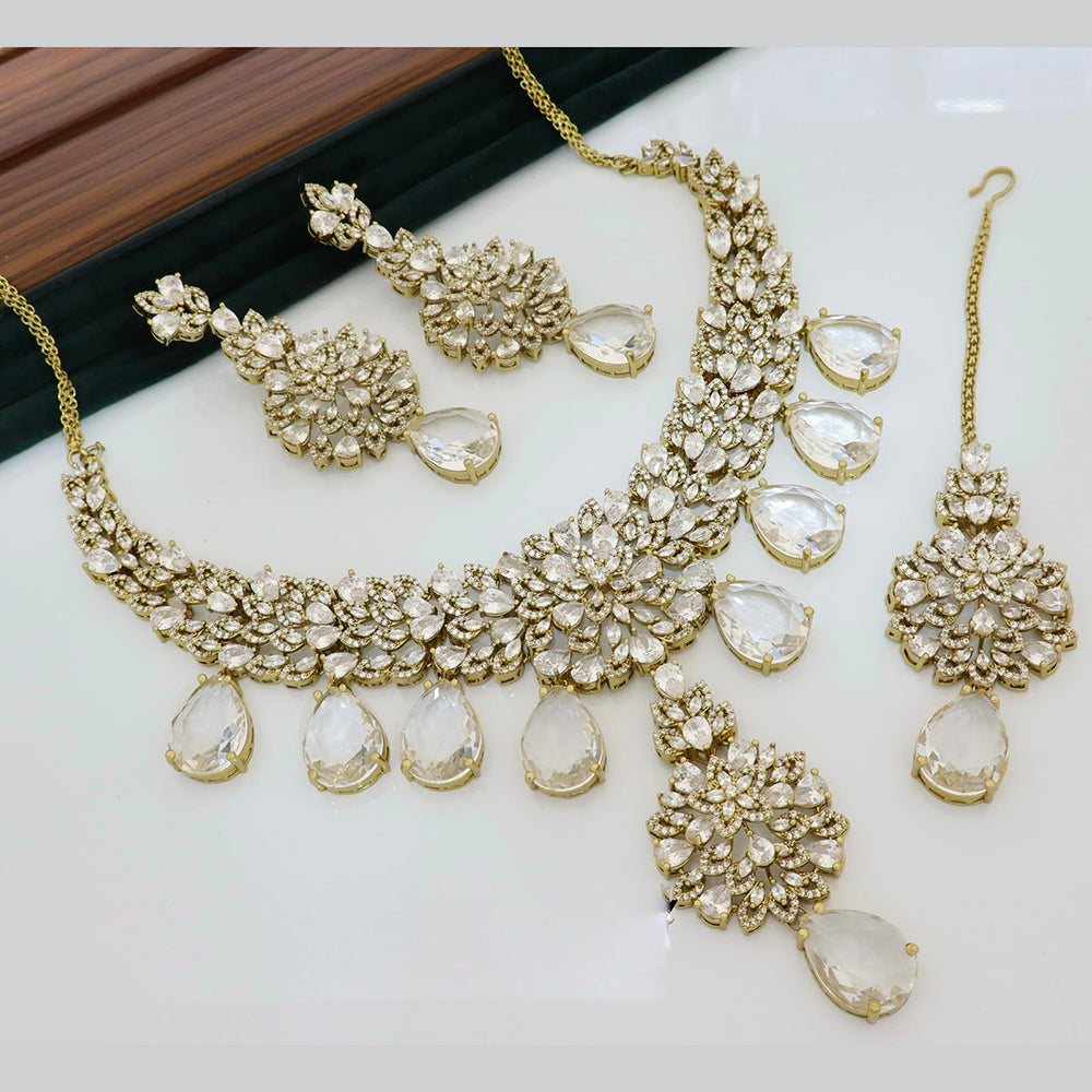 JCM Designer American Daimond Necklace Set