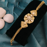 JCM Luxury Pota Stone And Pearl Adjustable Bracelets