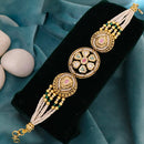 JCM Luxury Pota Stone And Pearl Adjustable Bracelets