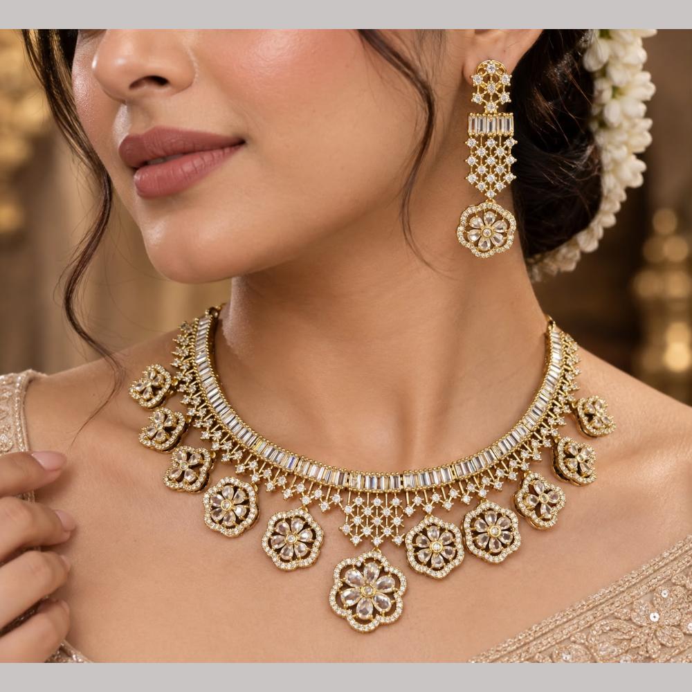 JCM Designer American Daimond Necklace Set