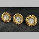 Jcm Gold Plated Austrian Stone Watch Ring