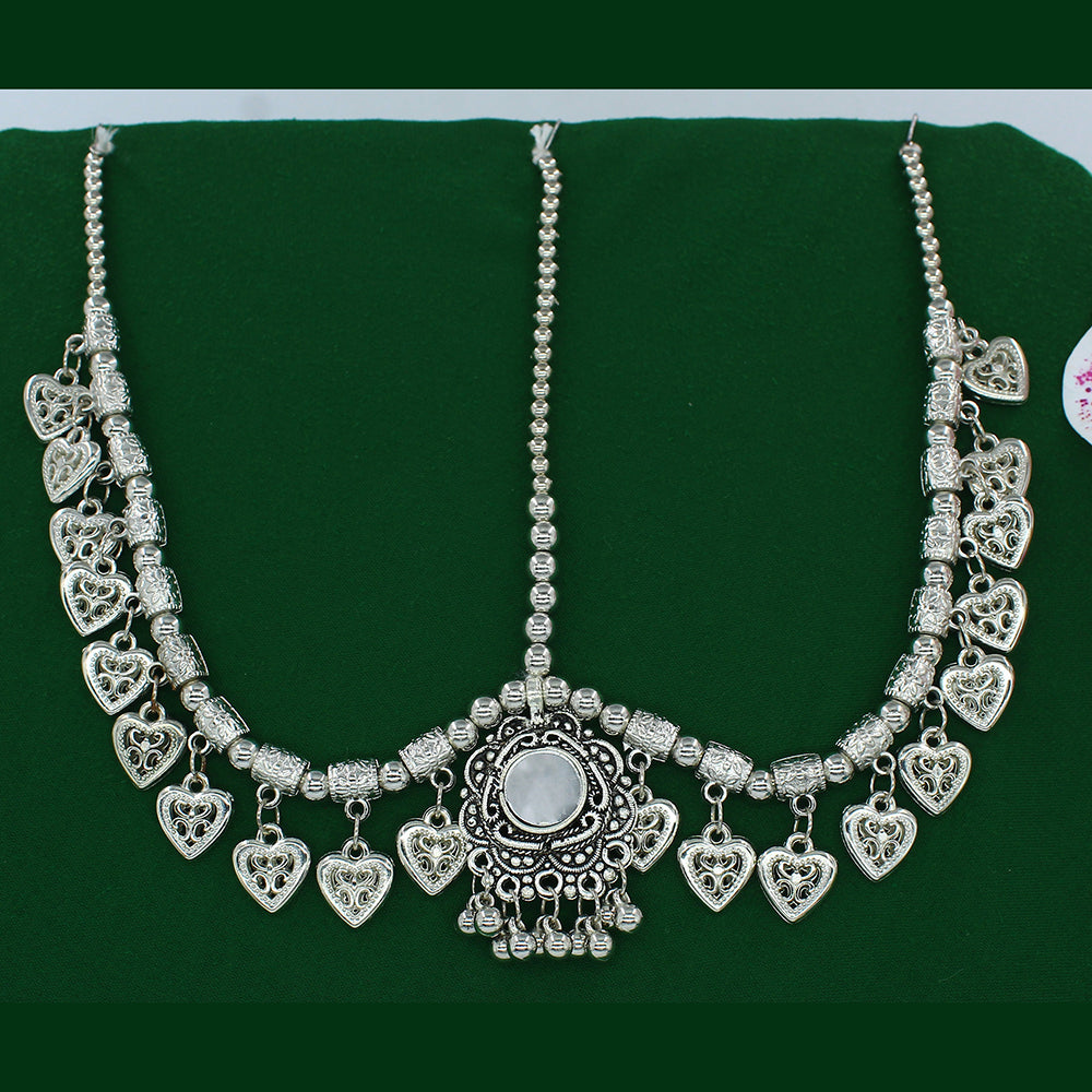 Mahavir Oxidised Plated Damini Mangtikka
