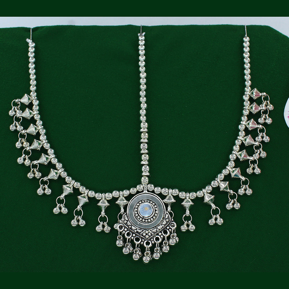 Mahavir Oxidised Plated Damini Mangtikka