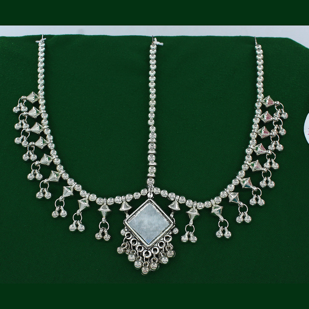 Mahavir Oxidised Plated Damini Mangtikka