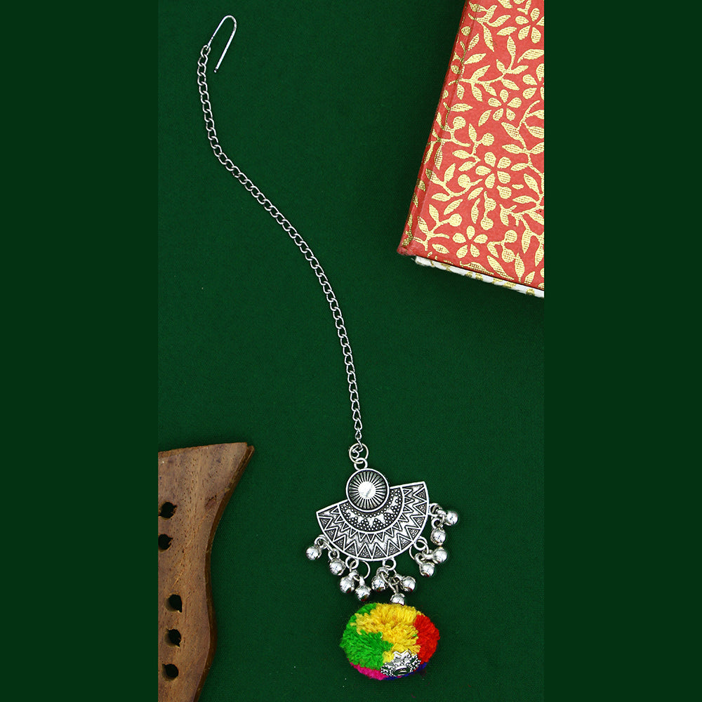 Mahavir Oxidised Plated Mangtikka
