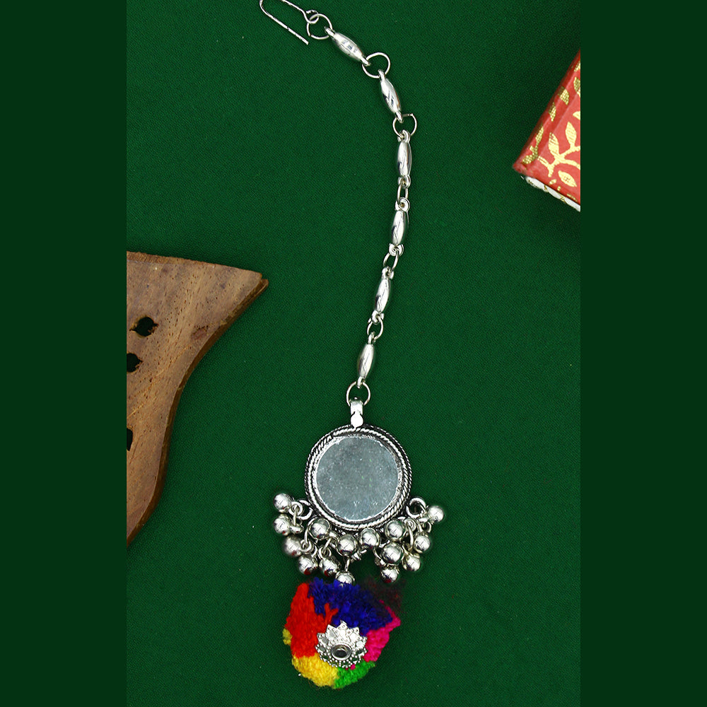Mahavir Oxidised Plated Mangtikka